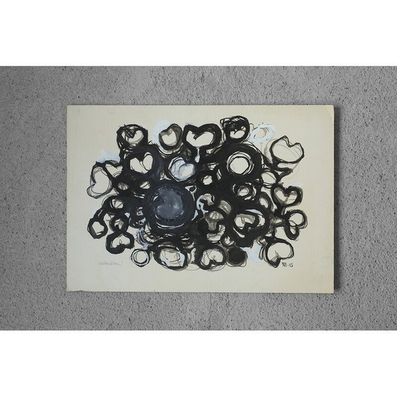 Image 1 of Peinture vintage d'Ebba Margareta Treutiger, 1965