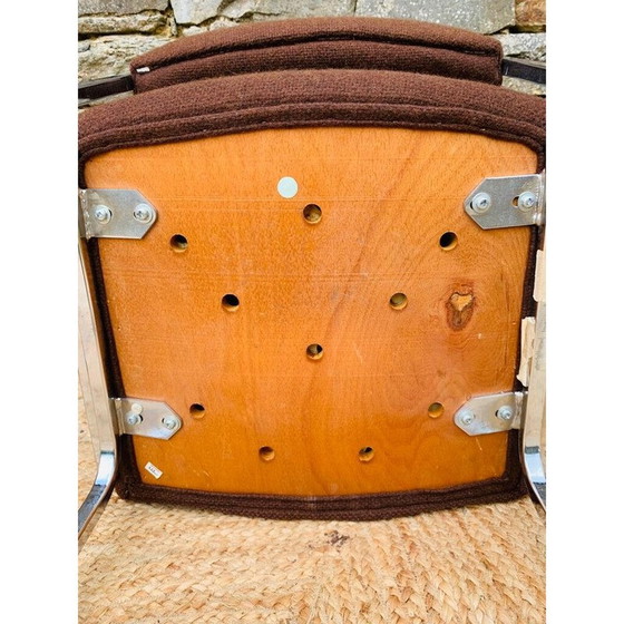 Image 1 of Paire de chaises chromées vintage