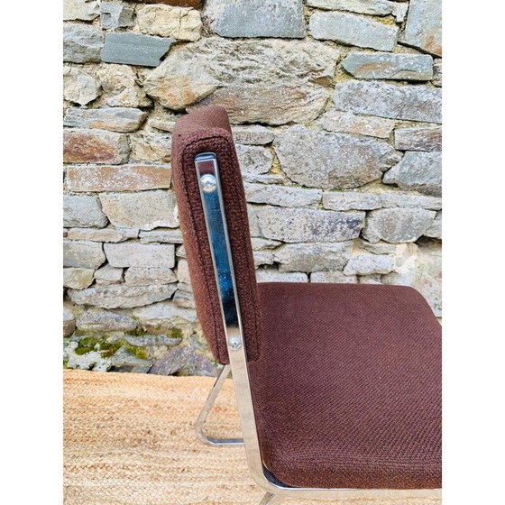 Image 1 of Paire de chaises chromées vintage