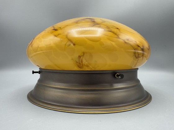 Image 1 of Plafonnier marbré de style Art Déco