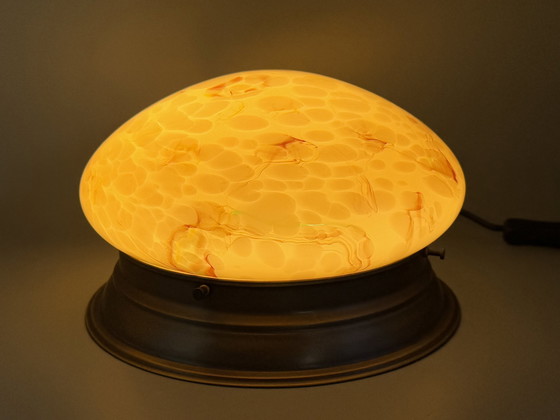 Image 1 of Plafonnier marbré de style Art Déco