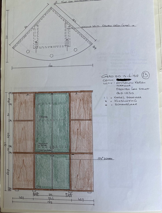 Image 1 of Meuble d'angle pour ordinateur Gero Hg