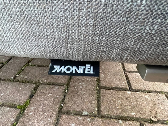 Image 1 of Canapé d'angle en tissu gris Montel