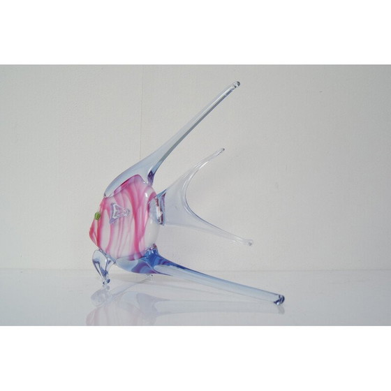 Image 1 of Bistouri en verre vintage Novy Bor, Tchécoslovaquie, années 1970