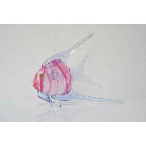 Image 1 of Bistouri en verre vintage Novy Bor, Tchécoslovaquie, années 1970