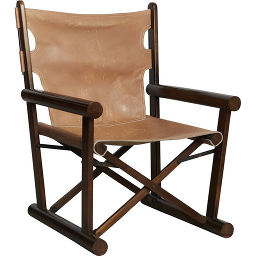 Fauteuil pliant Pl 22 vintage par Carlo Hauner et Martin Eisler pour Oca