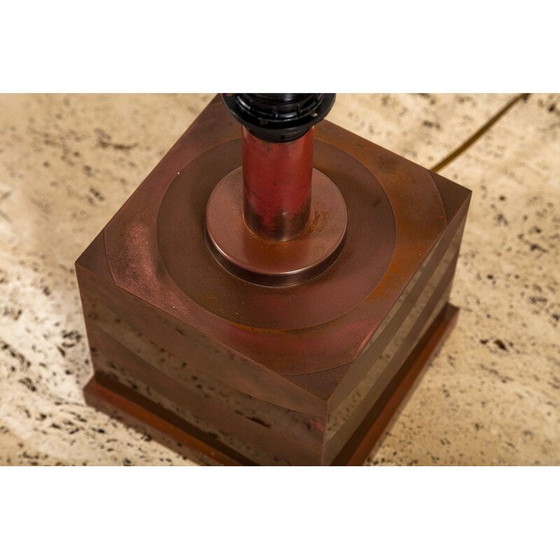 Image 1 of Lampe de table vintage danoise en cuivre