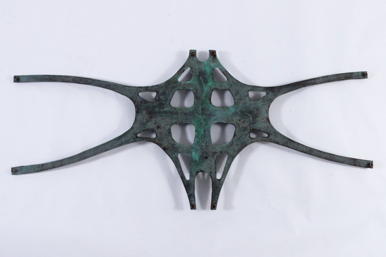 Image 1 of Sculpture murale en bronze de style brutaliste "Timeless Elegance