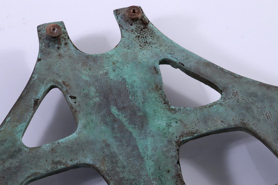 Image 1 of Sculpture murale en bronze de style brutaliste "Timeless Elegance