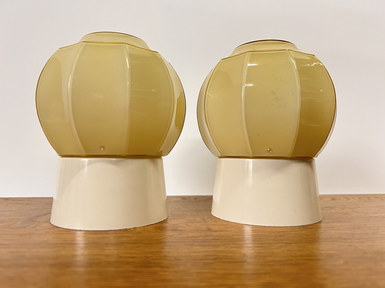 Image 1 of Lot de 2 plafonniers Thabur 30Er Years Cream Soft Yellow