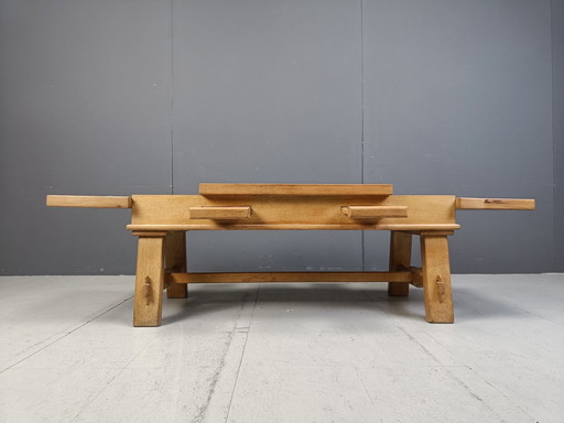 Table basse par Guillerme Et Chambron, 1960S