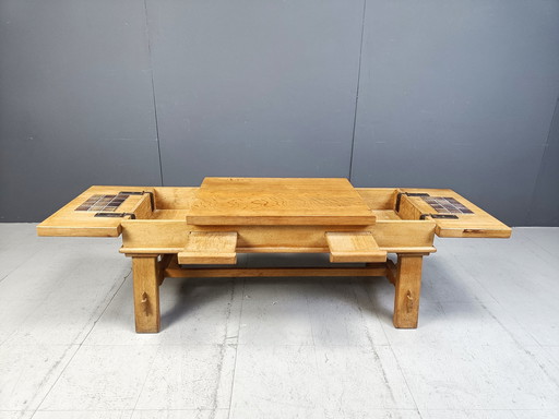 Table basse par Guillerme Et Chambron, 1960S