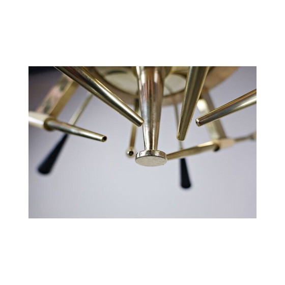 Image 1 of Lampe suspendue vintage par Oscar Torlasco, Italie 1950