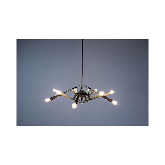 Image 1 of Lampe suspendue vintage par Oscar Torlasco, Italie 1950