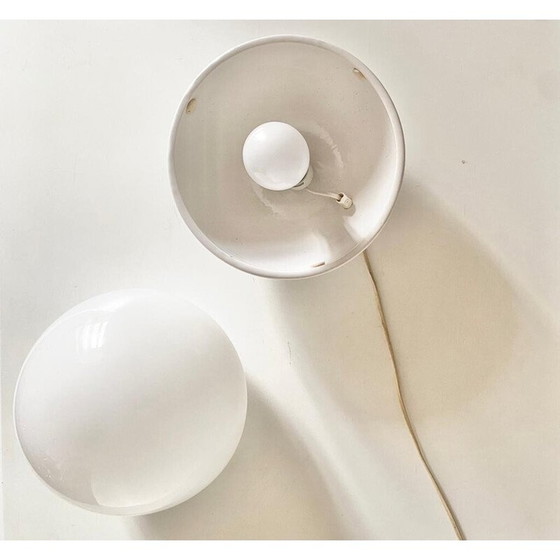 Image 1 of Lampe de table Lampalla vintage en céramique et verre de Murano, Italie 1970