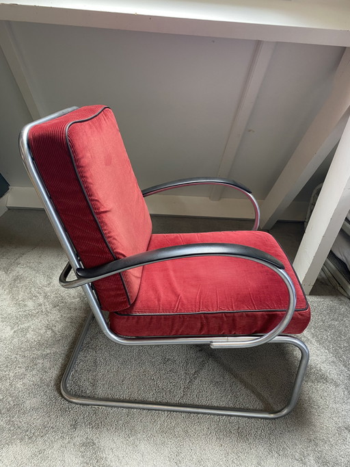 2x Gebr van der stroom Model Gispen chair