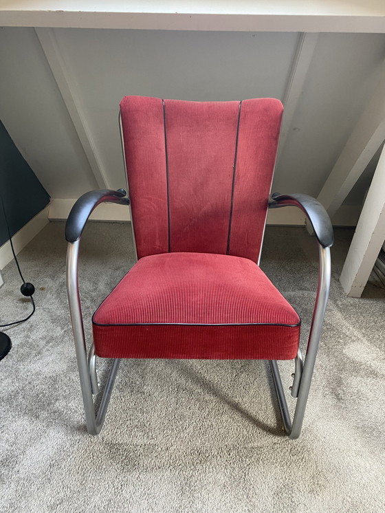 Image 1 of 2x Gebr van der stroom Model Gispen chair