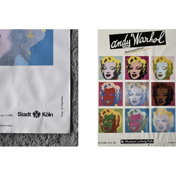 Image 1 of Affiche vintage "Marilyn Monroe" par Ros Nagy-Roden, Allemagne 1990