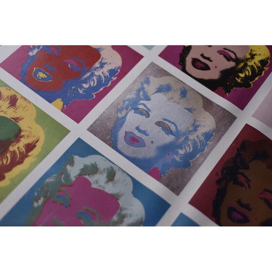 Image 1 of Affiche vintage "Marilyn Monroe" par Ros Nagy-Roden, Allemagne 1990
