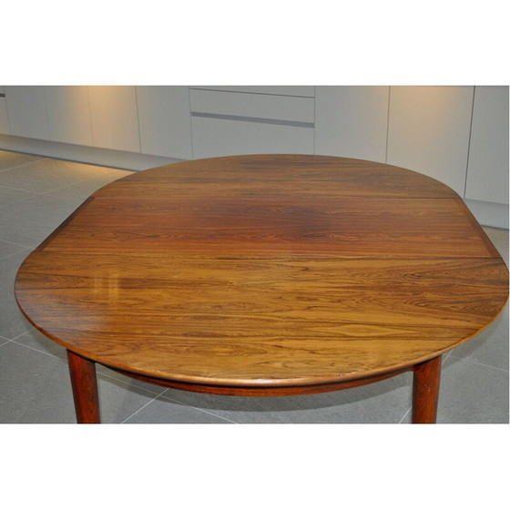 Image 1 of Mid Century Table à manger en bois de rose danoise