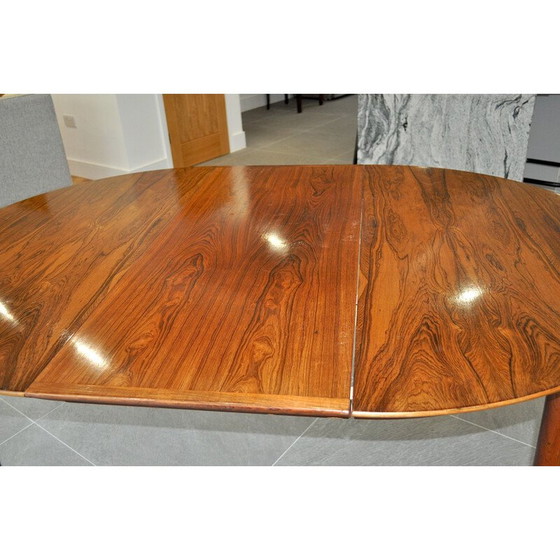 Image 1 of Mid Century Table à manger en bois de rose danoise