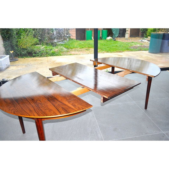 Image 1 of Mid Century Table à manger en bois de rose danoise