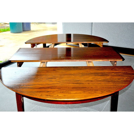 Image 1 of Mid Century Table à manger en bois de rose danoise