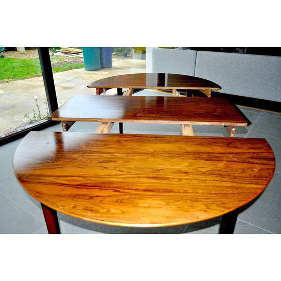 Image 1 of Mid Century Table à manger en bois de rose danoise