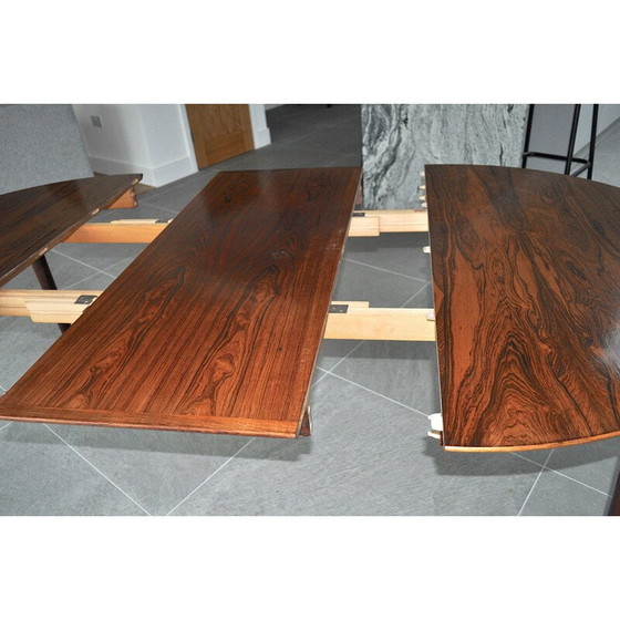 Image 1 of Mid Century Table à manger en bois de rose danoise