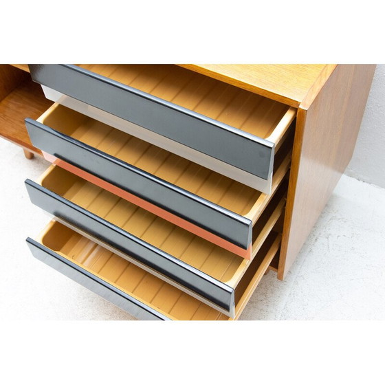 Image 1 of Commode U-458 en hêtre du milieu du siècle par Jiri Jiroutek, Tchécoslovaquie Années 1960