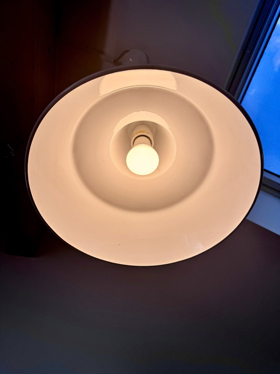 Image 1 of Lampe pendante en émail des années 70