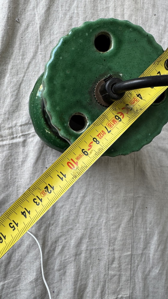 Image 1 of Lampe pendante vintage en céramique