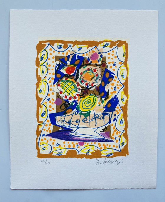 Image 1 of Kees Salentijn - Sérigraphie colorée