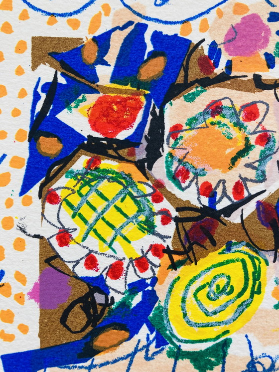 Image 1 of Kees Salentijn - Sérigraphie colorée