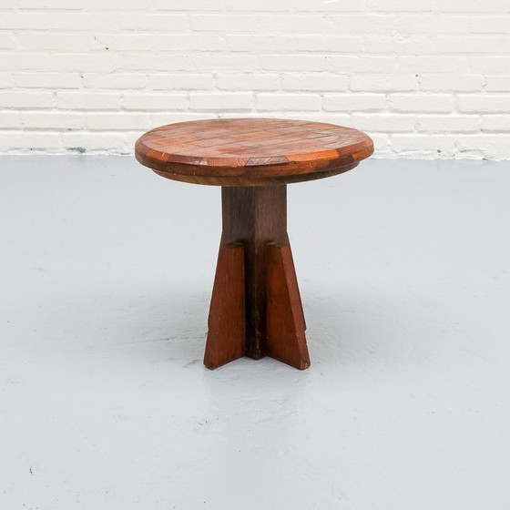 Table d'appoint en bois wabi-sabi brutaliste – Tables d'appoint, Wood (photo 2 of 9)