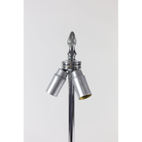 Image 1 of Lampe Chardon vintage en bronze et laiton par Maison Charles, 1970