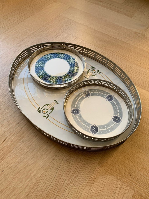 Art Deco Plats de service / Dessous de verre