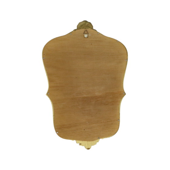 Image 1 of Petit miroir à feuilles d'or