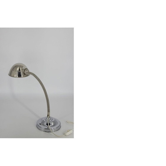 Image 1 of Lampe de bureau vintage en chrome, Scandinave 1960s
