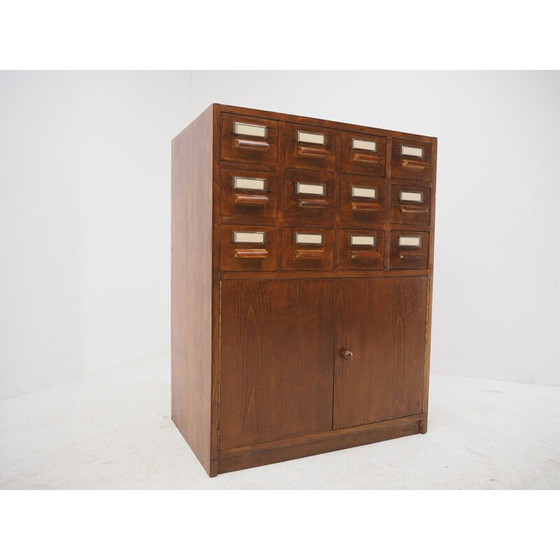 Image 1 of Commode vintage en bois, Tchécoslovaquie 1960
