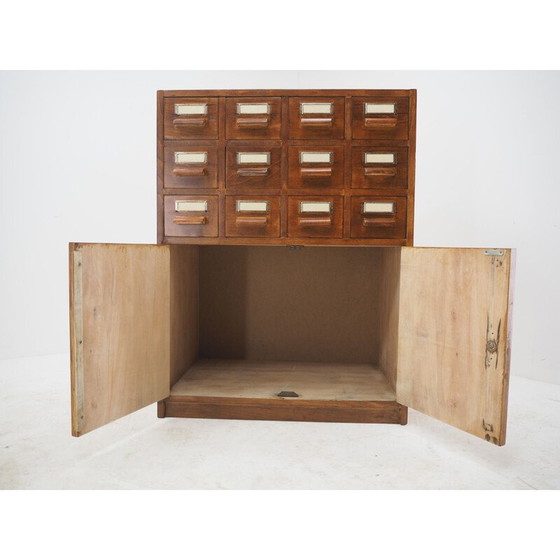 Image 1 of Commode vintage en bois, Tchécoslovaquie 1960