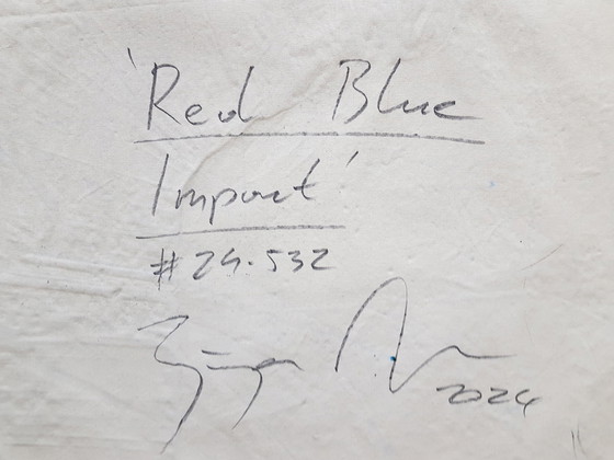 Image 1 of Jürgen Angeler - Red Blue Impact