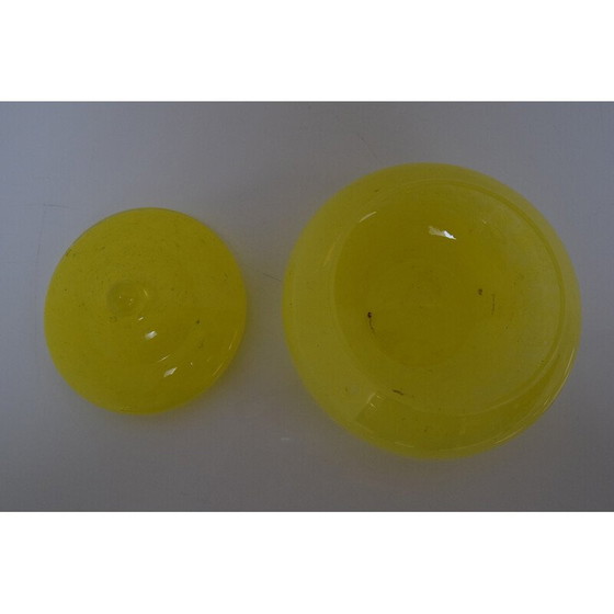 Image 1 of Jarre en verre du milieu du siècle par Novy Bor, Tchécoslovaquie Années 1960