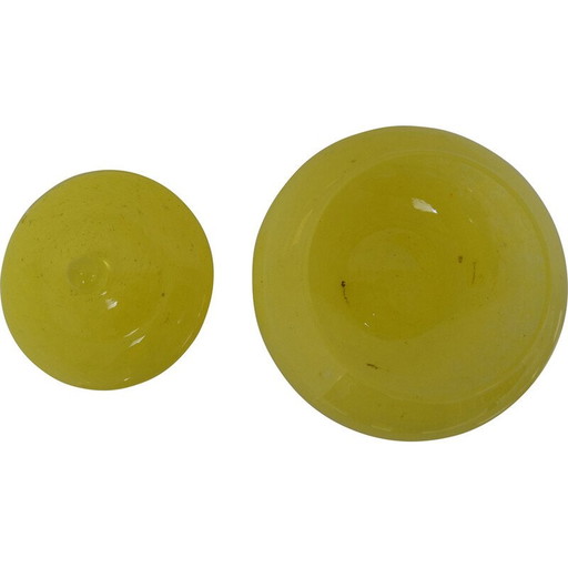 Jarre en verre du milieu du siècle par Novy Bor, Tchécoslovaquie Années 1960