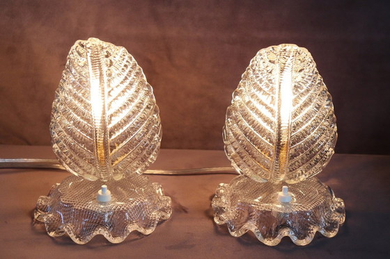 Image 1 of Lampes de table, Italie 1950S, ensemble de 2