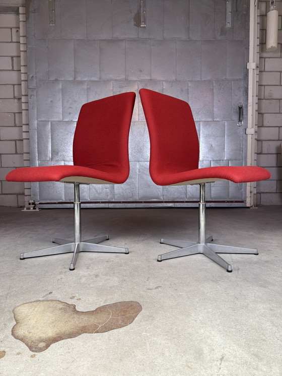 Image 1 of 2X Chaise vintage Fritz Hansen Oxford