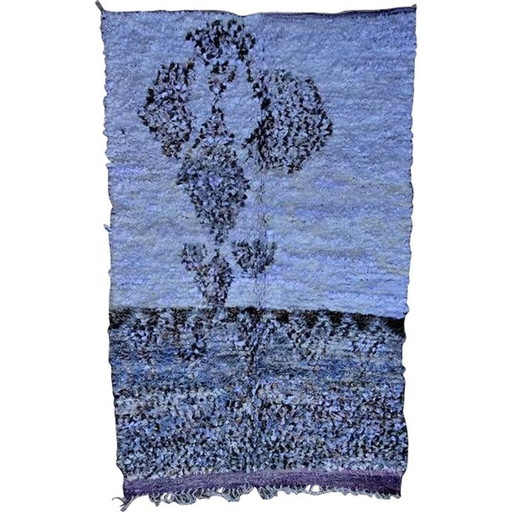 Tapis berbère vintage en tissus recyclés, Maroc