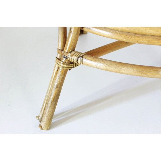 Image 1 of Fauteuil vintage en bambou Curbed, 1970