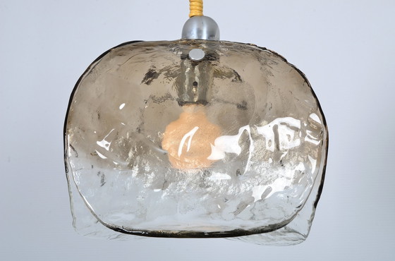Image 1 of Lampe suspendue Kalmar verre glacé Murano