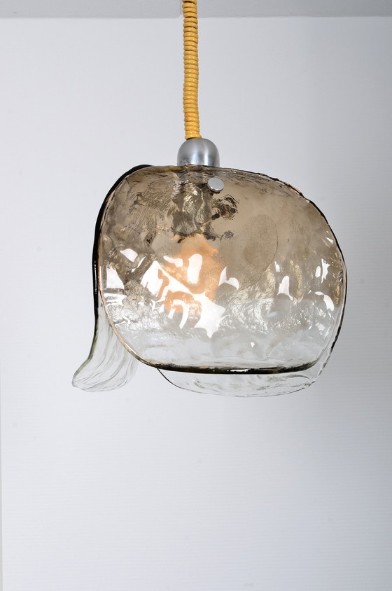 Image 1 of Lampe suspendue Kalmar verre glacé Murano